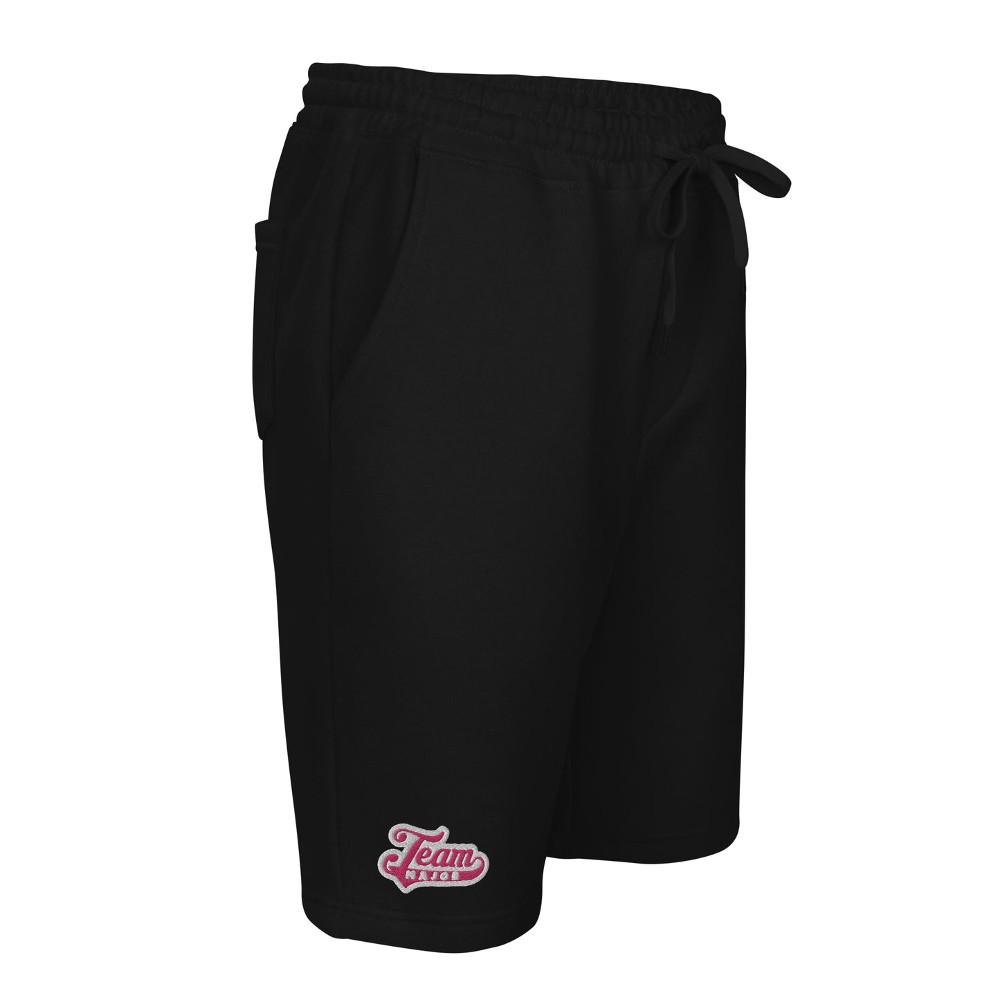 Team Major Black/Pink Men's Fleece Shorts