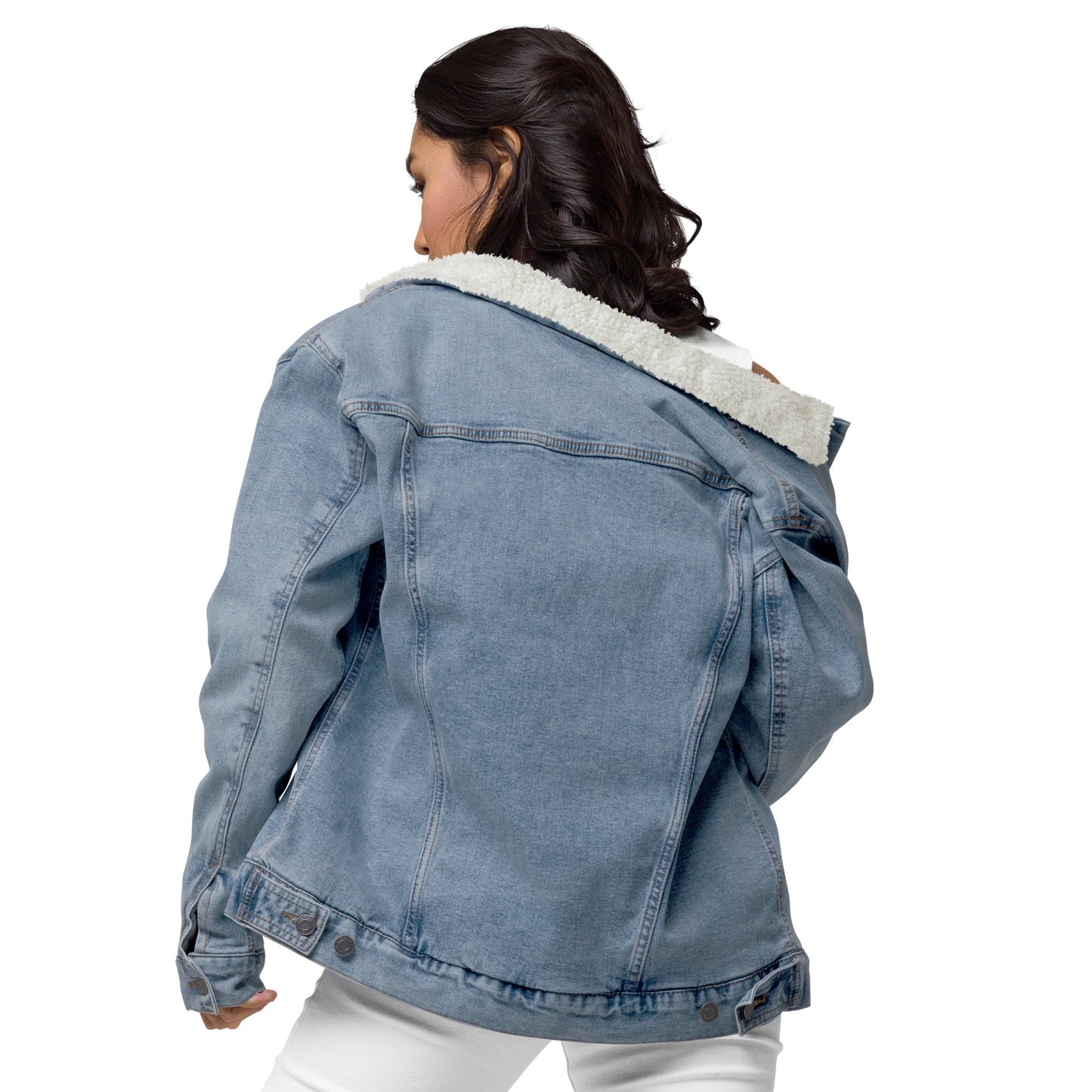 Team Major Unisex Denim Sherpa Jacket