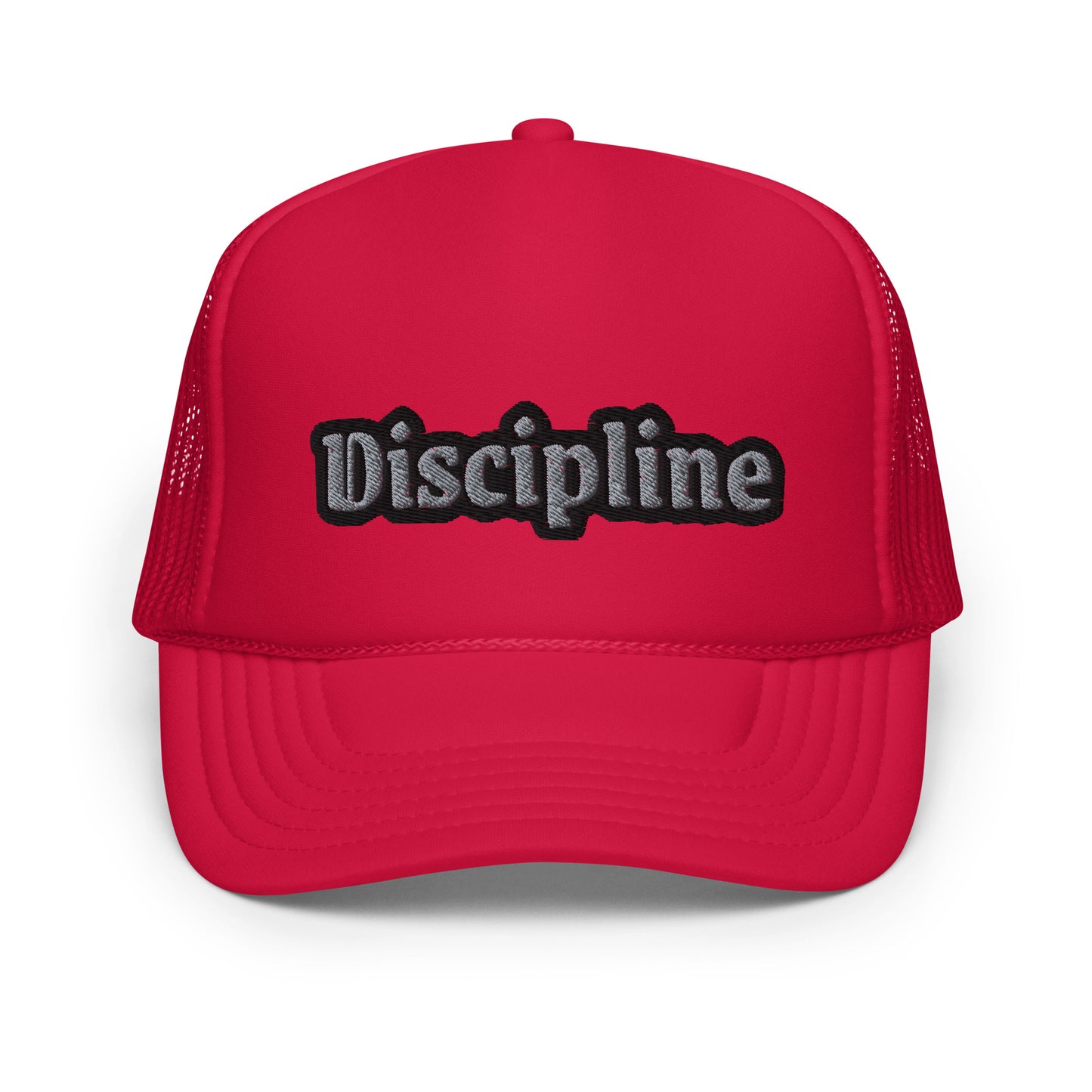 MM Red Discipline Foam Trucker Hat