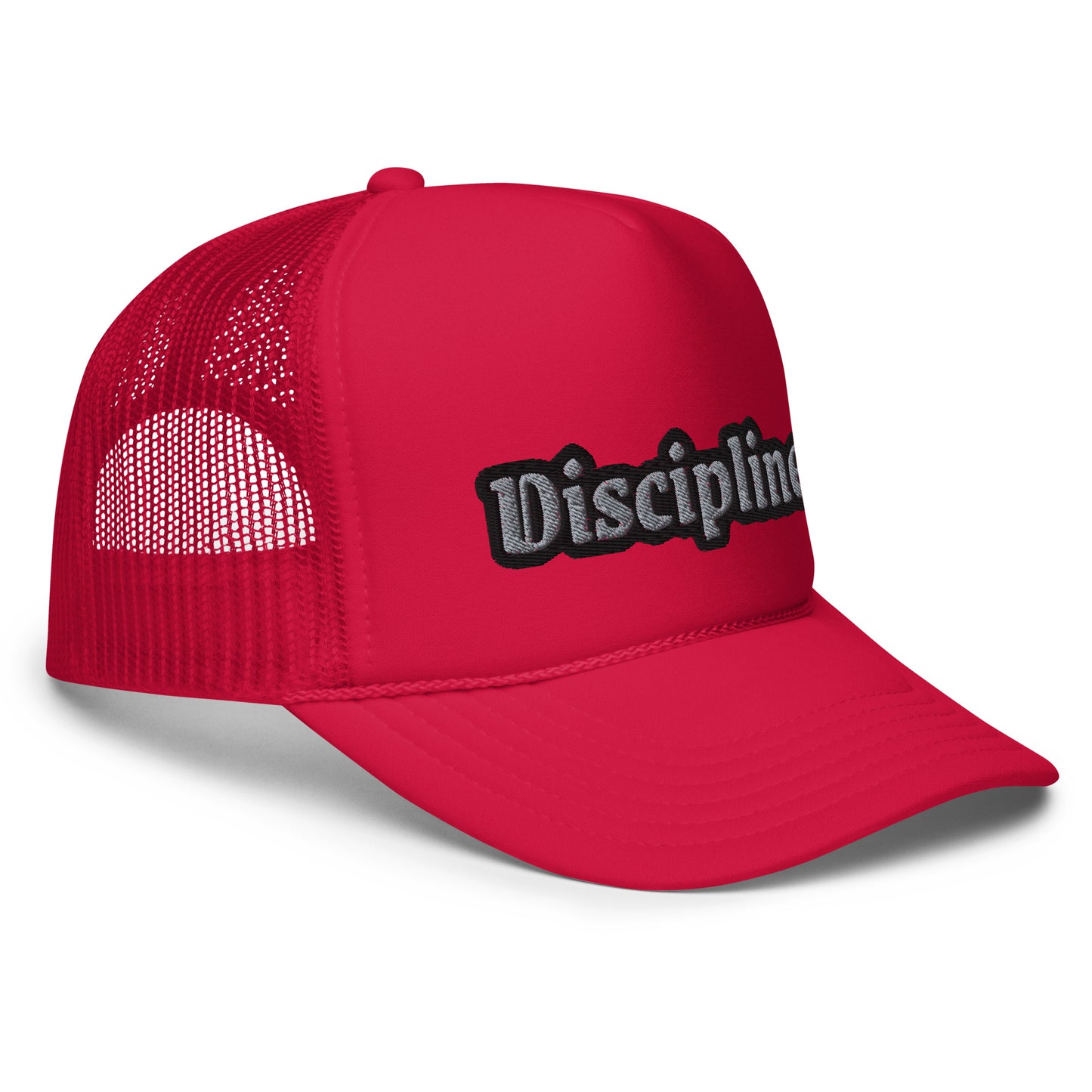 MM Red Discipline Foam Trucker Hat