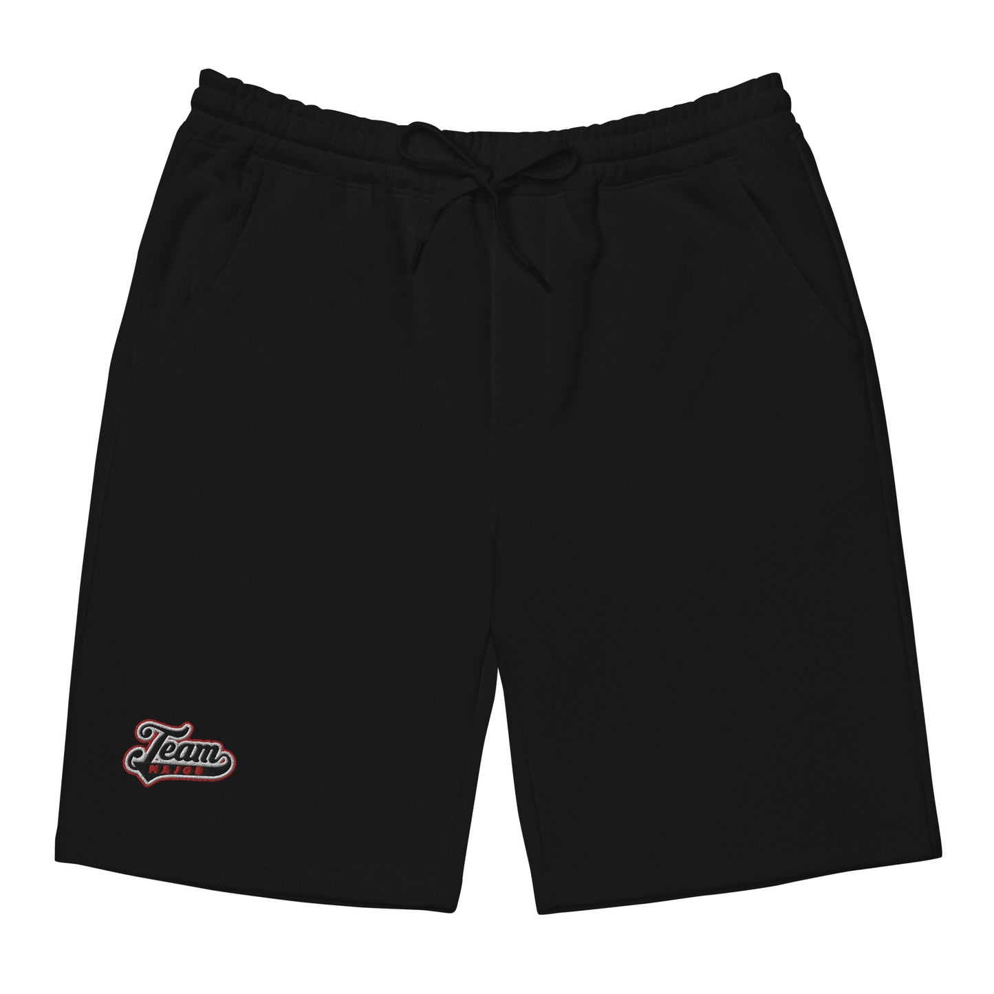 Team Major Black/Red Grey/Red Men's Fleece Shorts