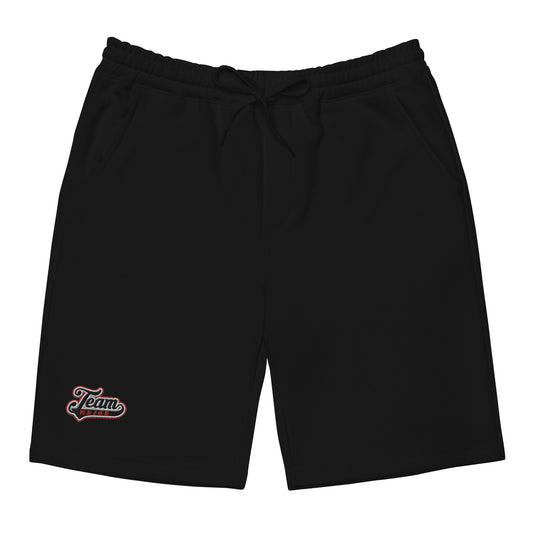 Team Major Black/Red Grey/Red Men's Fleece Shorts