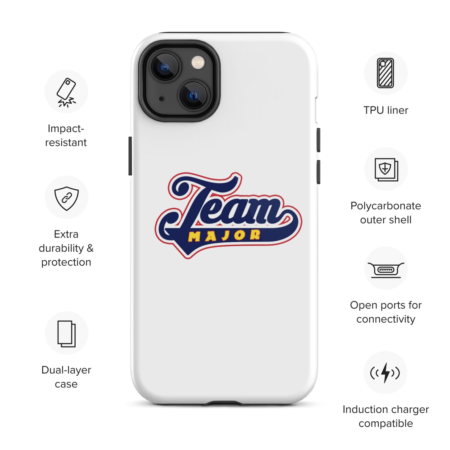 Team Major Tough iPhone Case