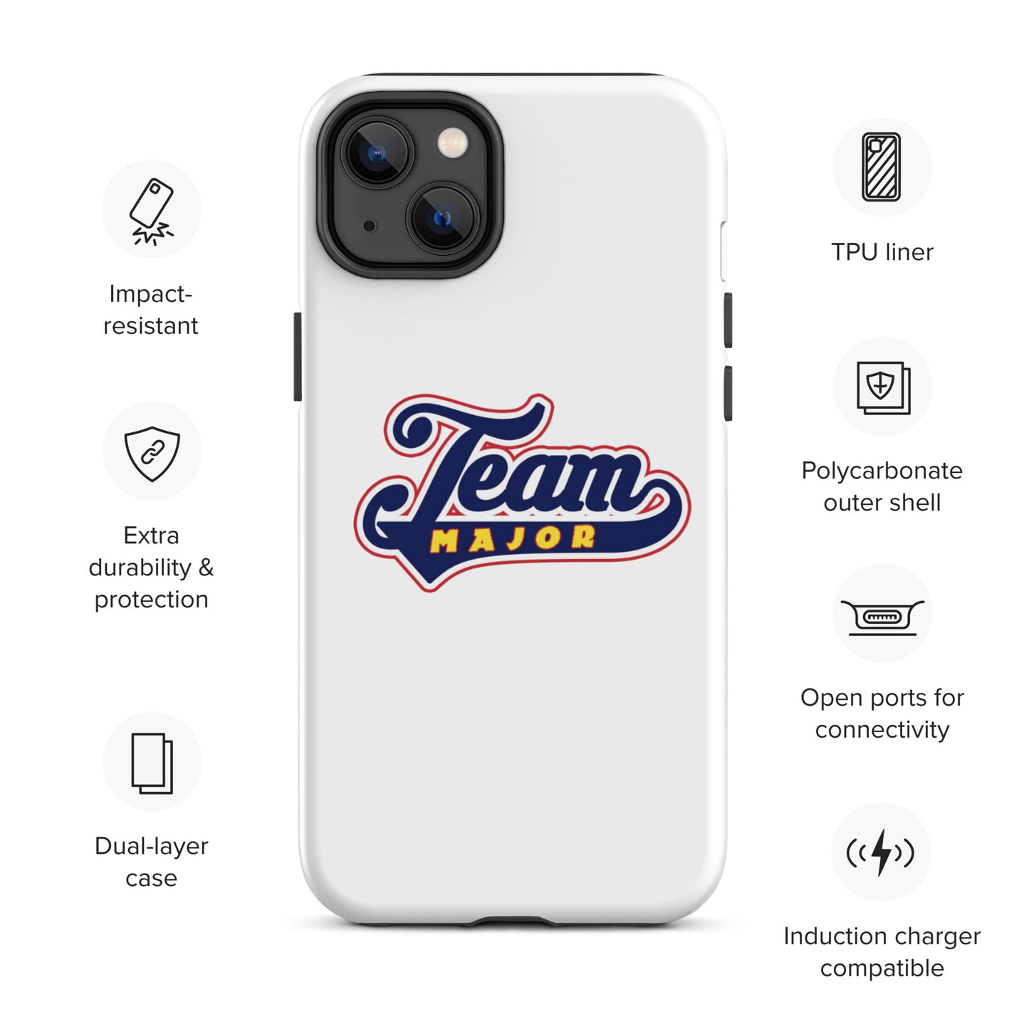 Team Major Tough iPhone Case